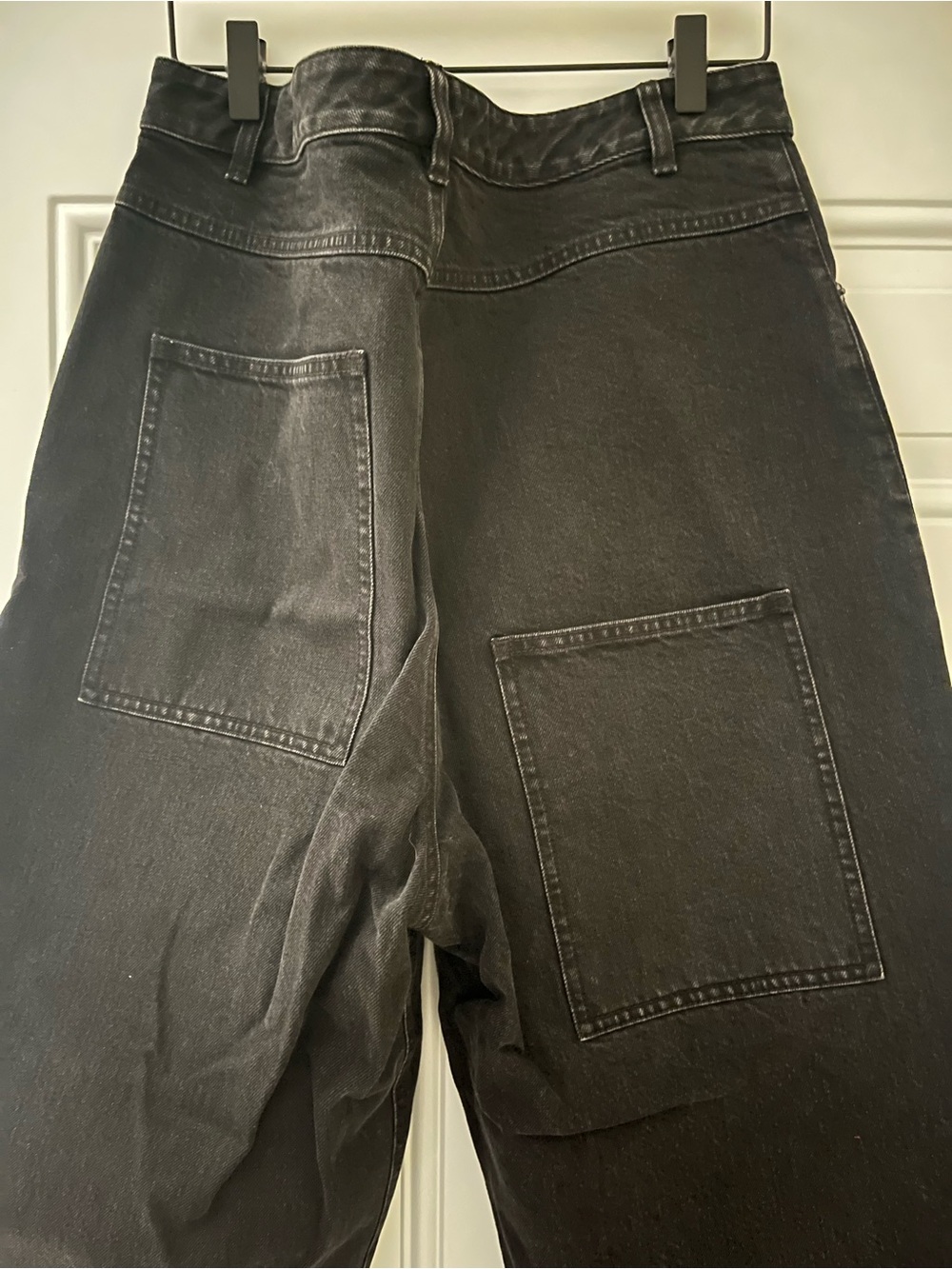 Tibi Black Brancusi Denim Trousers - Picture 4 of 4